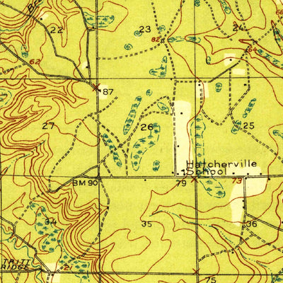 United States Geological Survey Middleburg, FL (1918, 62500-Scale) digital map