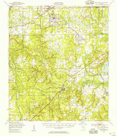 United States Geological Survey Middleburg, FL (1949, 62500-Scale) digital map