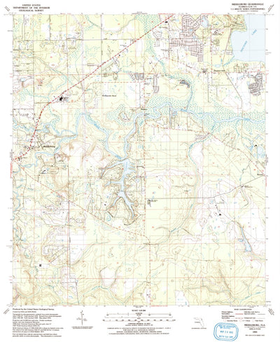 United States Geological Survey Middleburg, FL (1993, 24000-Scale) digital map