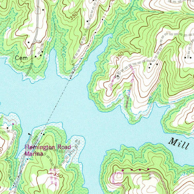 United States Geological Survey Middleburg, NC (1970, 24000-Scale) digital map