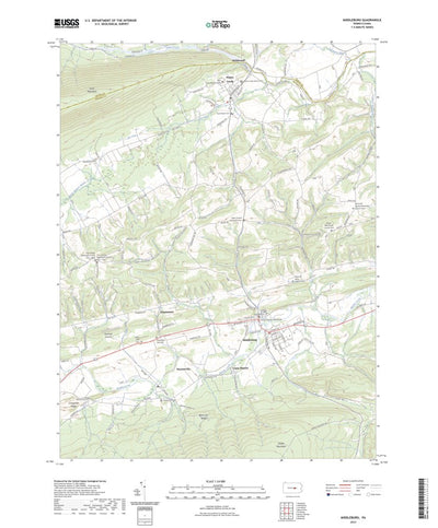 United States Geological Survey Middleburg, PA (2023, 24000-Scale) digital map