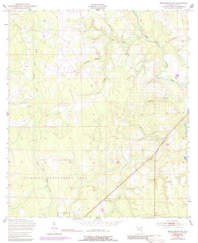United States Geological Survey Middleburg SW, FL (1949, 24000-Scale) digital map
