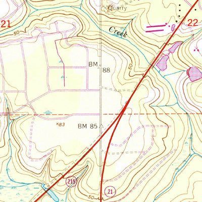 United States Geological Survey Middleburg SW, FL (1949, 24000-Scale) digital map