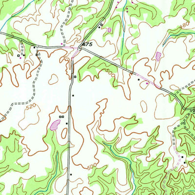 United States Geological Survey Middleburg, TN (1950, 24000-Scale) digital map