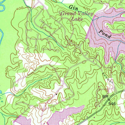 United States Geological Survey Middleburg, TN (1950, 24000-Scale) digital map