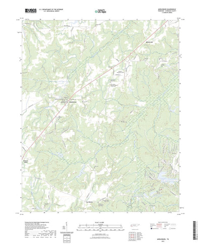 United States Geological Survey Middleburg, TN (2022, 24000-Scale) digital map