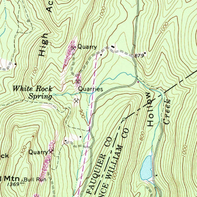 United States Geological Survey Middleburg, VA (1968, 24000-Scale) digital map