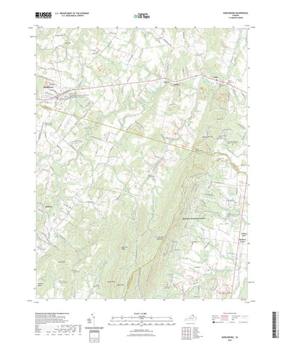 United States Geological Survey Middleburg, VA (2022, 24000-Scale) digital map