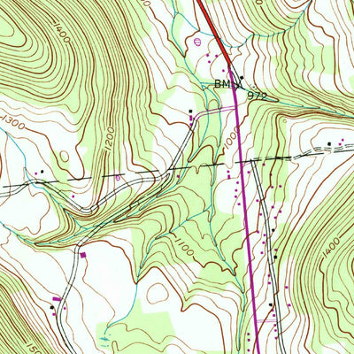 United States Geological Survey Middleburgh, NY (1944, 24000-Scale) digital map