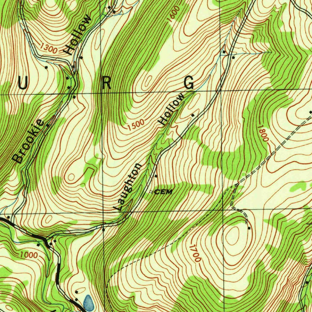 Middleburgh, NY (1946, 31680Scale) Map by United States Geological