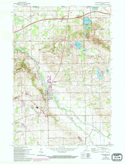 United States Geological Survey Middlebury, IN (1961, 24000-Scale) digital map