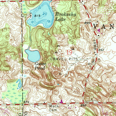 United States Geological Survey Middlebury, IN (1961, 24000-Scale) digital map