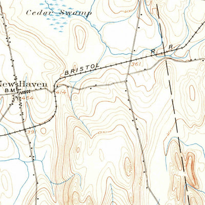 United States Geological Survey Middlebury, VT (1903, 62500-Scale) digital map