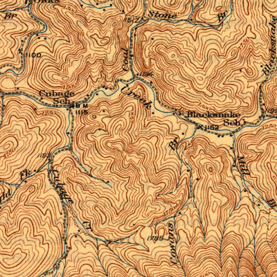 United States Geological Survey Middlesboro, KY-TN-VA (1930, 62500-Scale) digital map