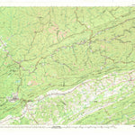 United States Geological Survey Middlesboro, KY-TN-VA (1977, 100000-Scale) digital map