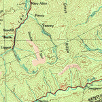 United States Geological Survey Middlesboro, KY-TN-VA (1977, 100000-Scale) digital map