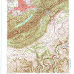 United States Geological Survey Middlesboro South, KY-TN-VA (1974, 24000-Scale) digital map