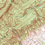United States Geological Survey Middlesboro South, KY-TN-VA (1974, 24000-Scale) digital map