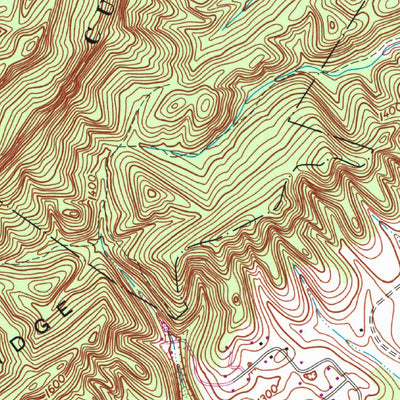 United States Geological Survey Middlesboro South, KY-TN-VA (1974, 24000-Scale) digital map