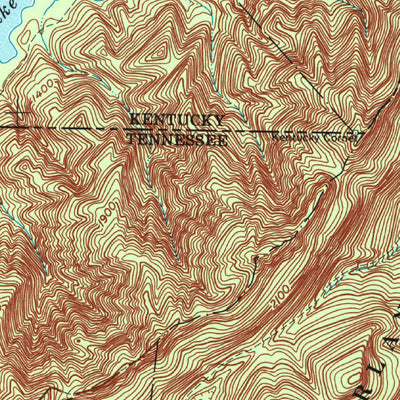 United States Geological Survey Middlesboro South, KY-TN-VA (1974, 24000-Scale) digital map
