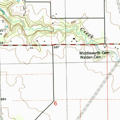 United States Geological Survey Middlesworth, IL (1999, 24000-Scale) digital map