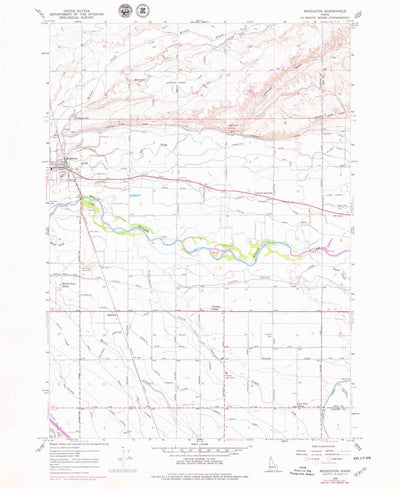 United States Geological Survey Middleton, ID (1958, 24000-Scale) digital map
