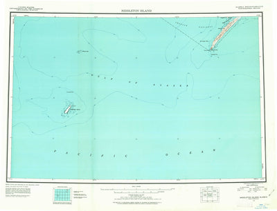 United States Geological Survey Middleton Island, AK (1948, 250000-Scale) digital map