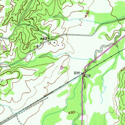 United States Geological Survey Middleton, TN (1950, 24000-Scale) digital map