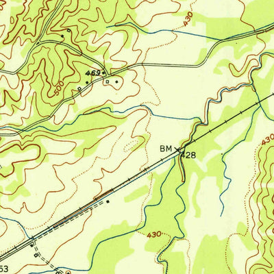 United States Geological Survey Middleton, TN (1951, 24000-Scale) digital map