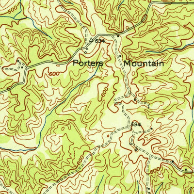 United States Geological Survey Middleton, TN (1951, 24000-Scale) digital map