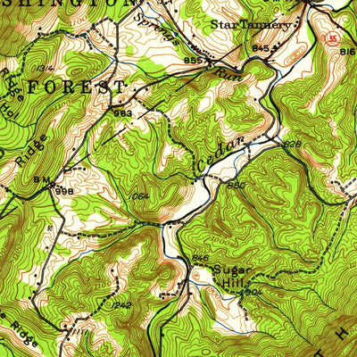 United States Geological Survey Middleton, VA-WV (1937, 62500-Scale) digital map