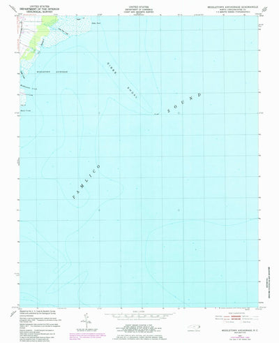 United States Geological Survey Middletown Anchorage, NC (1951, 24000-Scale) digital map