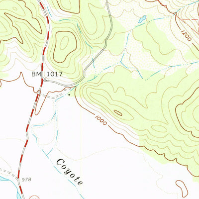 United States Geological Survey Middletown, CA (1958, 24000-Scale) digital map