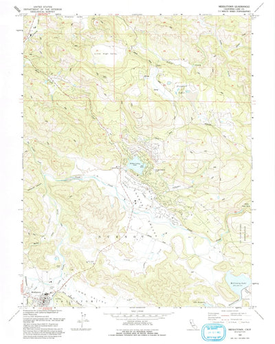 United States Geological Survey Middletown, CA (1993, 24000-Scale) digital map