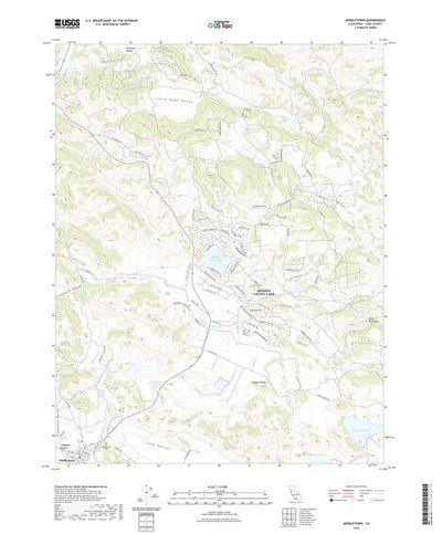 United States Geological Survey Middletown, CA (2022, 24000-Scale) digital map