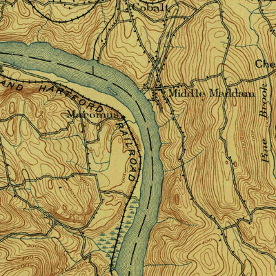United States Geological Survey Middletown, CT (1893, 62500-Scale) digital map