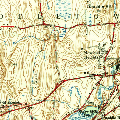 United States Geological Survey Middletown, CT (1945, 31680-Scale) digital map
