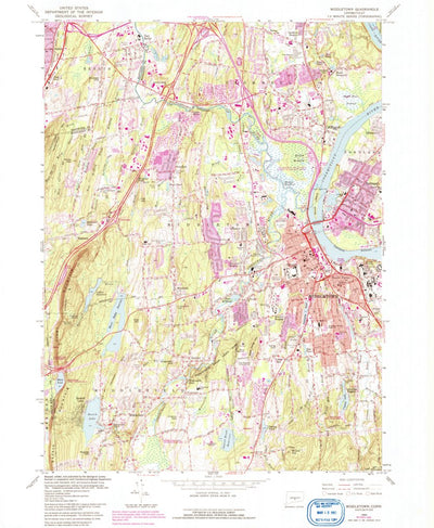 United States Geological Survey Middletown, CT (1965, 24000-Scale) digital map