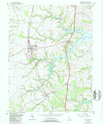 United States Geological Survey Middletown, DE (1953, 24000-Scale) digital map