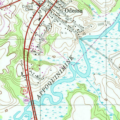 United States Geological Survey Middletown, DE (1953, 24000-Scale) digital map