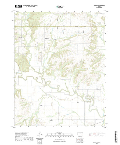 United States Geological Survey Middletown, KS (2022, 24000-Scale) digital map