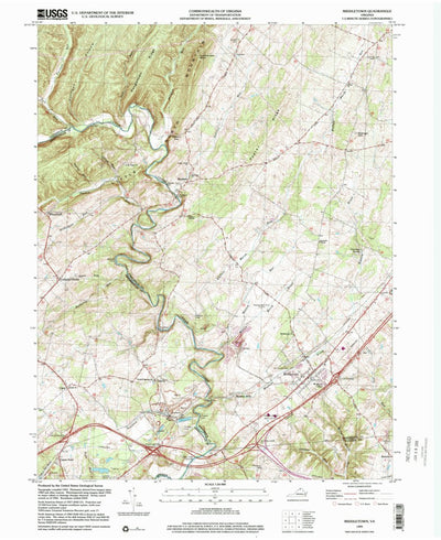 Middletown, Va (1999, 24000-scale) Map By United States Geological 