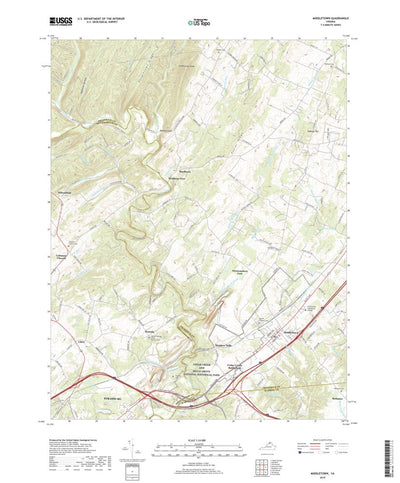 United States Geological Survey Middletown, VA (2019, 24000-Scale) digital map