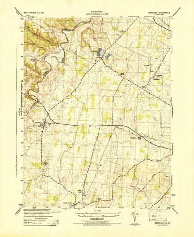 United States Geological Survey Middleway, WV (1944, 31680-Scale) digital map