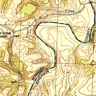 United States Geological Survey Middleway, WV (1944, 31680-Scale) digital map