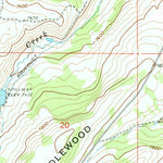 United States Geological Survey Middlewood Hill, WY (1961, 24000-Scale) digital map