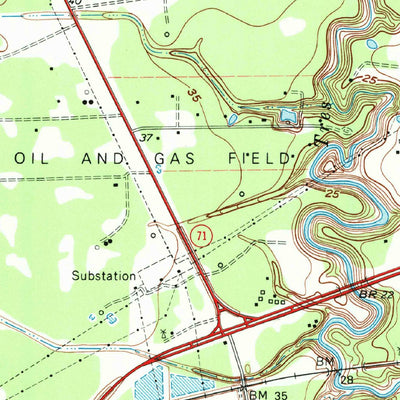 United States Geological Survey Midfield, TX (1995, 24000-Scale) digital map