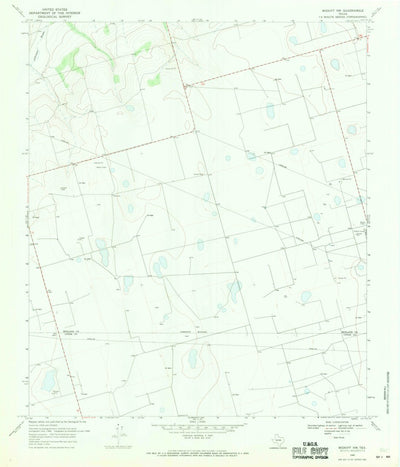 United States Geological Survey Midkiff NW, TX (1968, 24000-Scale) digital map