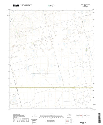 United States Geological Survey Midkiff NW, TX (2022, 24000-Scale) digital map