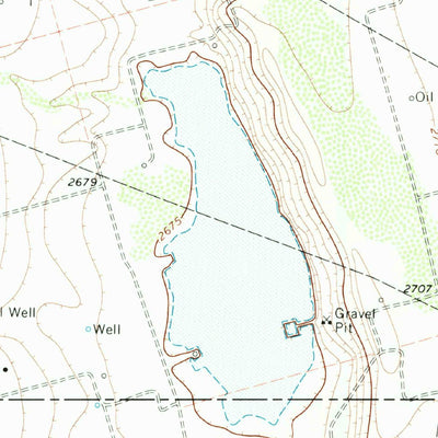 United States Geological Survey Midkiff, TX (1967, 24000-Scale) digital map